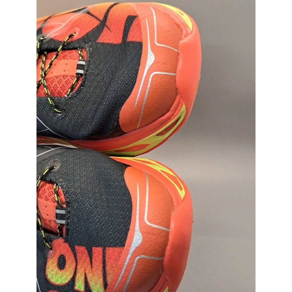 HOKA ONE ONE Huaka Men's Running Sneakers Breathable Mesh US 13 Orange/Black